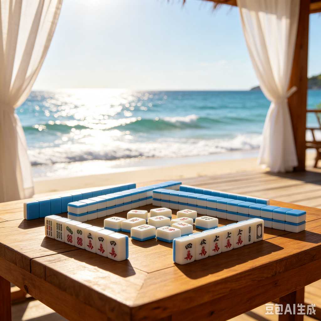 mahjong set for home entertainment