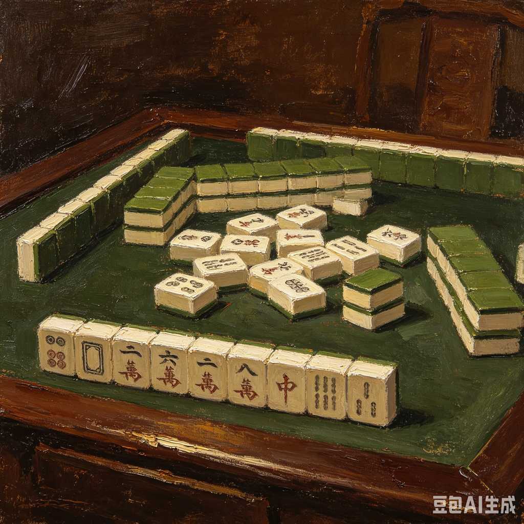 colorful mini mahjong tiles